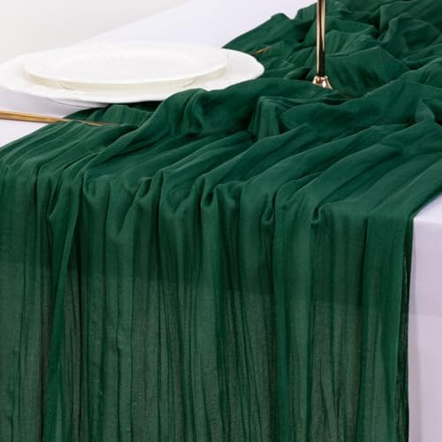 Cheesecloth Table Runner Fall Boho Wedding Birthday Party Home Decor