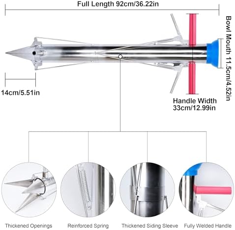 AIWFL Seedling Transplanter Long Handled Bulb Planter Tools Garden Tools