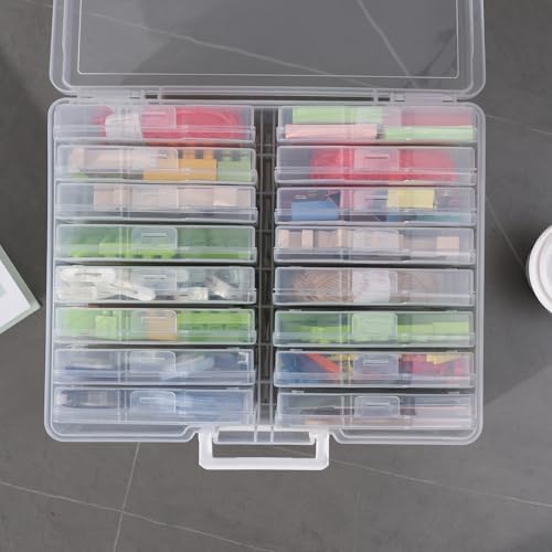 novelinks Photo Storage Box and 16 Inner 4" x 6" Photo Storage Containers