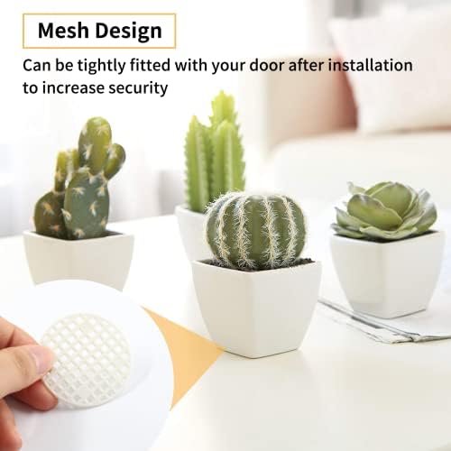 Bivethoi Plant Pot Mesh Hole Cover, 1.8" / 45mm, White, 100pcs
