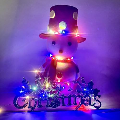 4 Pack Fairy Lights Battery Operated with Timer Christmas Lights Multicolor
