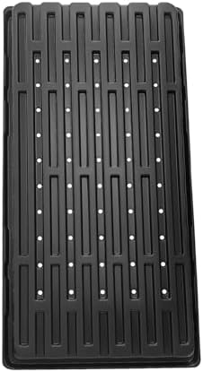RooTrimmer 18-Pack 1020 Seedling Trays with Holes - Extra Strength Heavy Duty,10" x 20", Reusable 1020 Nursery Trays for Seed Germination, Plant Propagation, Garden Seed Starter and Microgreens