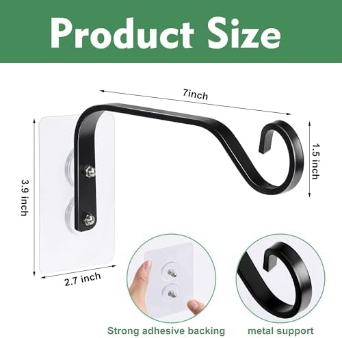 3 Pcs Window Bird Feeder Hanger Hook, High Load-Bearing Bird Feeder Hooks
