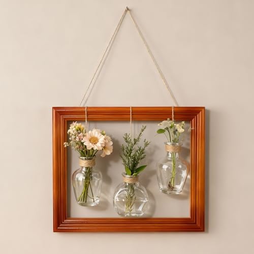 Tnstbiee Boho Farmhouse Herb & Flower Drying Rack-Dried Flower Wall Decor