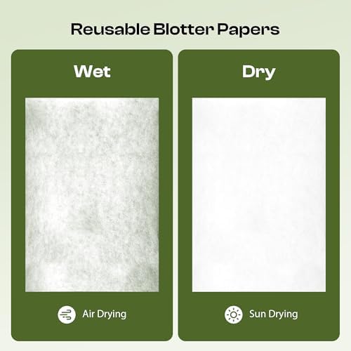 Caydo 22pcs Large 11.8 x 8.26 Inch Blotting Paper for Flower Press, Highly Absorbent and Reusable Blotter Papers for Pressing Flower & Herbarium Herbs,Simply Cutting Blotter Sheets for Craft Supplies