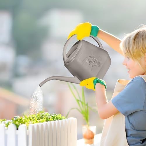 Plant Watering Can Small -1/2 Gallon-Coffee Color