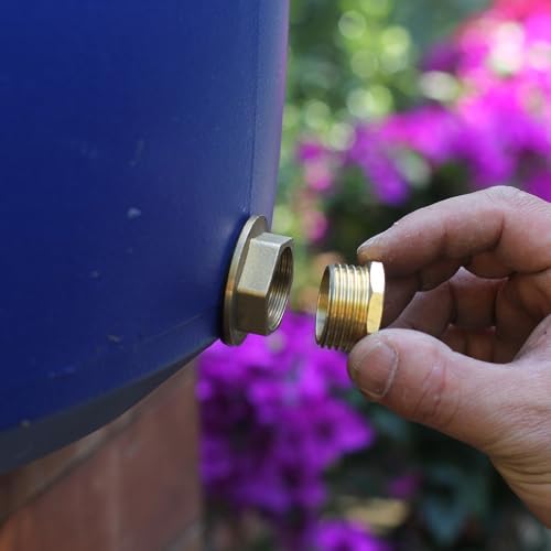 SIGURANTA Brass 3/4" GHT Hose Cap & Plug Set, 10 Pack