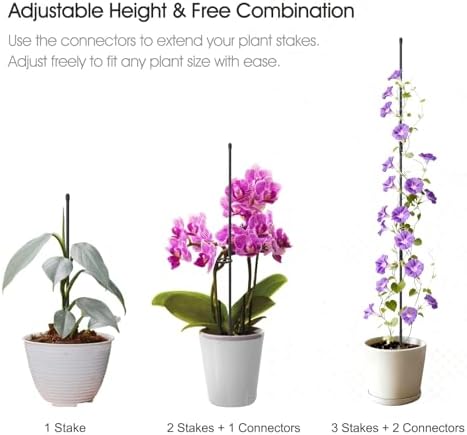 RIFNY Plant Stakes for Indoor Plants, Plant Support Stakes, 14 Inch
