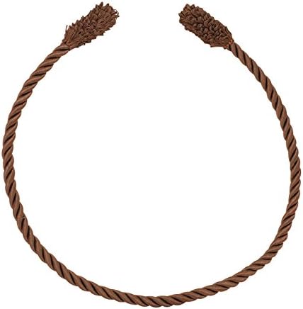 Haute Decor Decorative Twist Ties, 6 Pack, 20 inches (Brown)