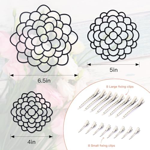 3pcs Flower Frog Metal Vase Buddy Modern Flower Arrangement Holder