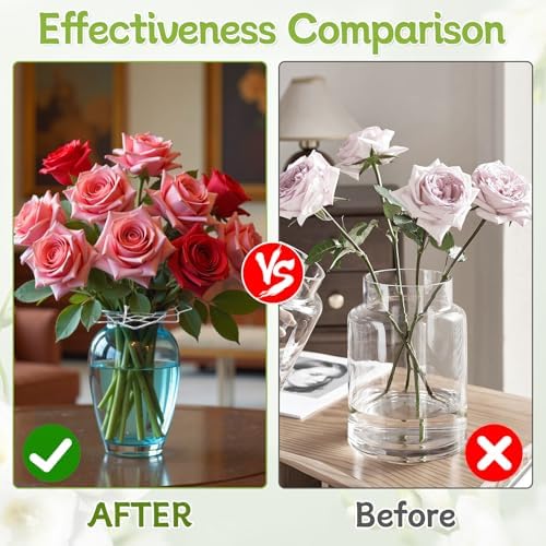 Flower Frog Grid Bouquet Stem Holder for Vase Artificial Flowers Arrangement,6 Inch Flower Arranging Floral Frogs Kenzan Lid with Clips for Ikebana Floristry Supplies Accessories(3pcs)
