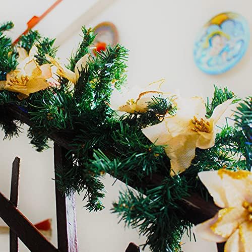 35 Pcs Christmas Garland Ties for Banister 14 Inch Artificial Pine Needles