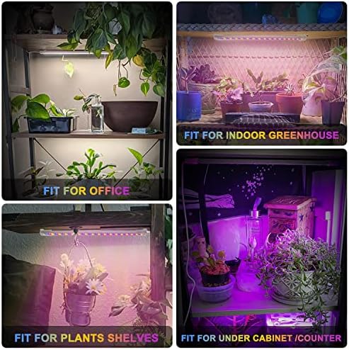 Mosthink Indoor Grow Strip Lights for Under Shelf Cabinet Plants