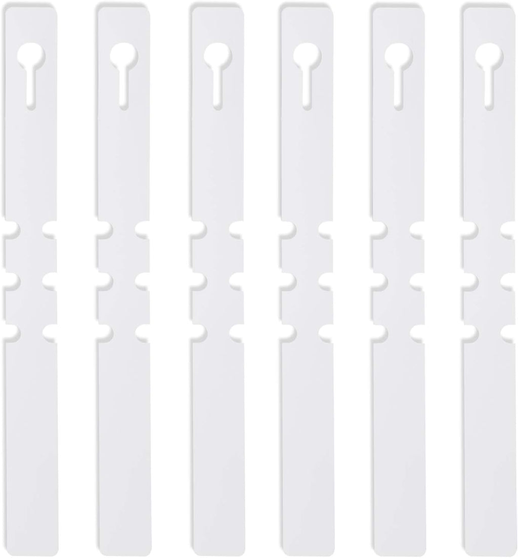 KINJOEK 1200 PCS White Plant Labels Tags, Plastic Adjustable Wrap Around Waterproof Hanging Garden Tree Name Tags