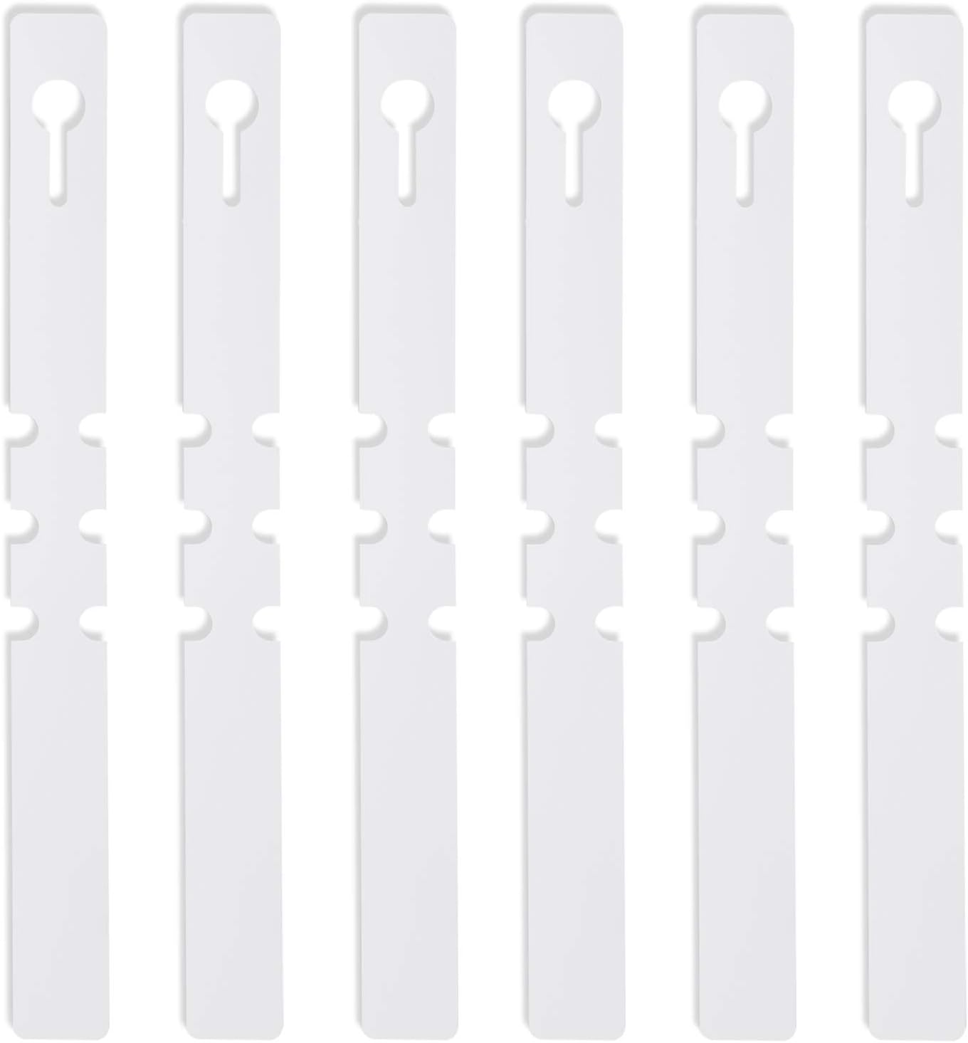 KINJOEK 1200 PCS White Plant Labels Tags, Plastic Adjustable Wrap Around Waterproof Hanging Garden Tree Name Tags