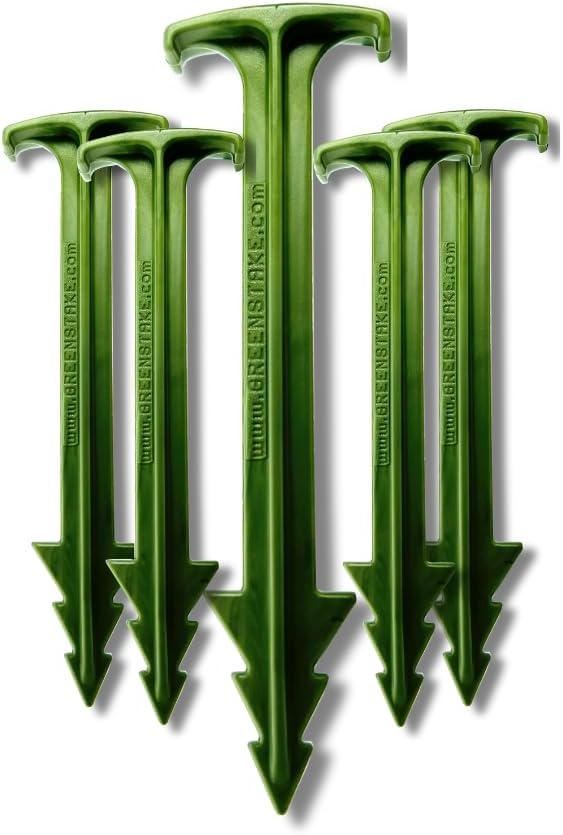 4-Inch Biodegradable Stakes, Pack of 500 - Superior Holding Power Stakes, Sod Staples for Weed Fabric, Eco-Friendly
