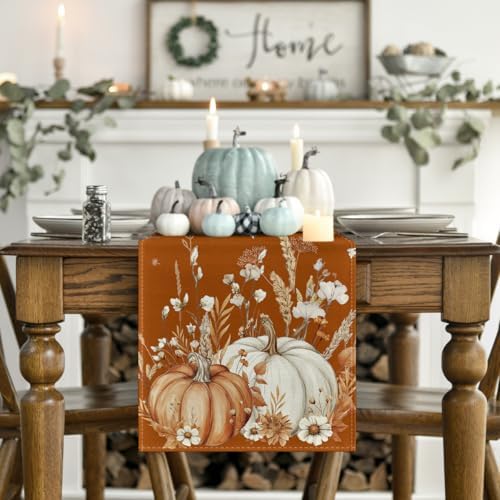 Artoid Mode 210 GSM Fall Table Runner Home Party Decor 13x72 Inch