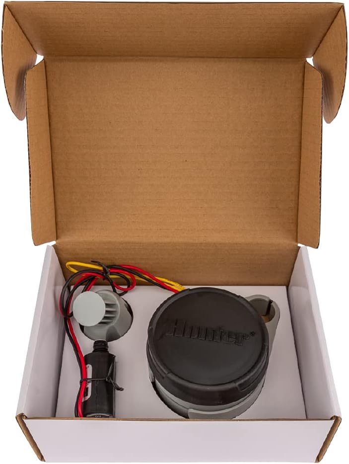 Hunter NODE-100 Battery Sprinkler Timer, 1 Zone Controller with Solenoid