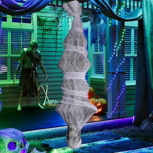 Halloween Decorations, 72 Inch Scary Hanging Cocoon Corpse Props