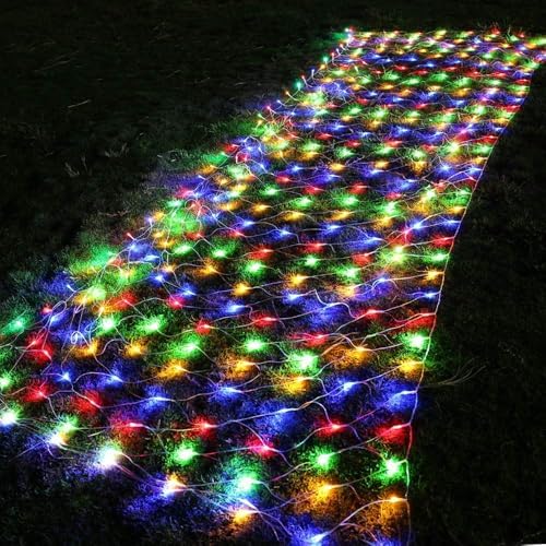 Joomer Christmas Net Lights - 11FT x 4.5FT 300LED Plug-in Light Multicolor