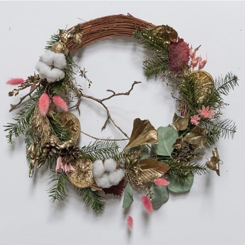 6 Pcs 12 Inch Natural Grapevine Wreath Set, Hand-Woven Vine Branch Wreaths for DIY Crafts, Christmas Decorations, Home & Event Styling