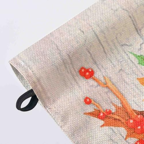 Fall Cow House Flag for Outside 28x40 Inch Double Sided, Burlap Fall Pumpkin Garden Yard Flags for Seasonal Autumn Thanksgiving Holiday Outdoor Decoration