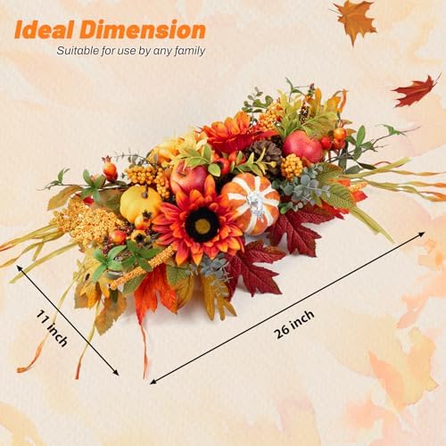 Fall Centerpieces for Tables 28" Fall Table Centerpiece for Dining Table