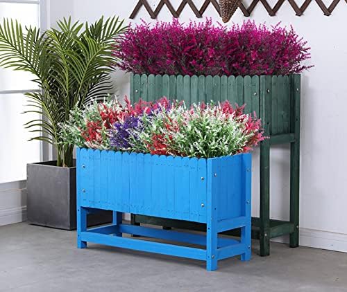 RECUTMS 36 Bundle Artificial Faux Plants Flowers Outdoor Spring Decoration