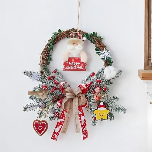 12Pcs 2.36Inch Natural Grapevine Wreaths, Vine Branch Wreath Rattan Circle for DIY Christmas Holiday Craft Wedding Home Decoration Wall Hanging Supplies