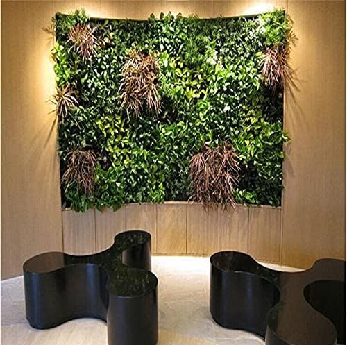 Wall Plant Bag,4Pcs Vertical Hanging Outdoor Wall Planter 4 Pocket Plant Grow Bag Wall Mounted Reusable Degradable Felt