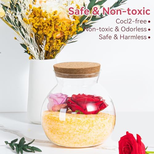 Silica Gel Flower Drying Crystals 10LBS, with Airtight Container
