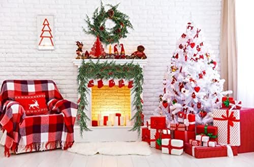 RECTMS Christmas Garlands for Greenery Outdoor,6 FT Pine Garlands