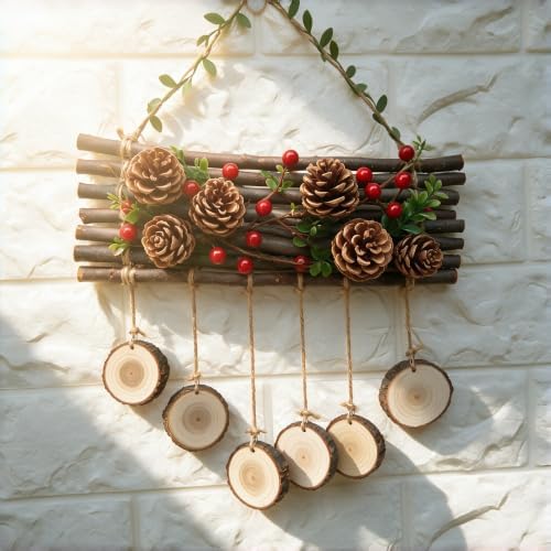 DoubleWood Natural Pine Cones, 2.3", 20Pcs, Rustic Large PineCones