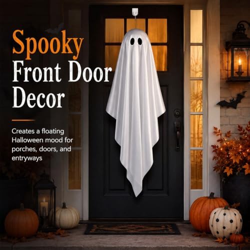 59 Inch Large Halloween Hanging Ghost Halloween Ghost Outdoor Decorations