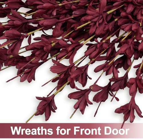 26 Inch Realistic Full Fall Wreaths for Front Door Outside Autumn Wreath