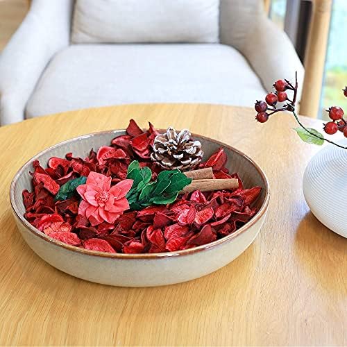 Christmas Potpourri, Cinnamon Scented Decorative Bowl Filler, Red, 8.4 oz