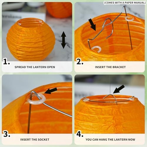 21Pcs Beach Ball Paper Lanterns Summer Luau Hawaiian Pool Party Decorations