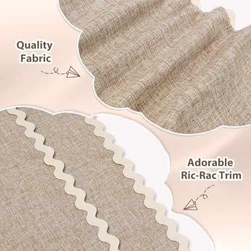 Wreath Sash for Front Door, 2 Pcs Farmhouse Burlap Wreaths Ribbon