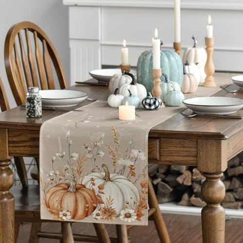 Artoid Mode 210 GSM Fall Table Runner Home Party Decor 13x120 Inch
