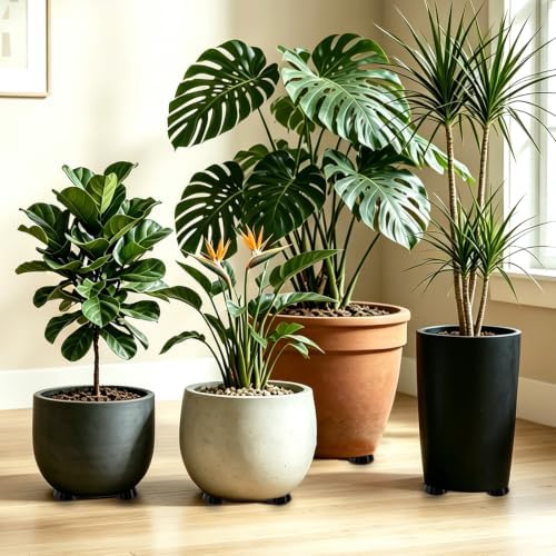 Plant Pot Feet Rubber Pot Risers Planter Feet for Outdoor Indoor Planters