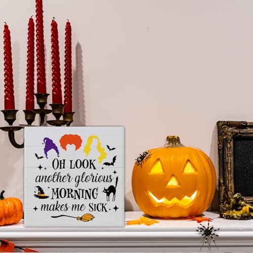 Halloween Decorations Sign Witches Wood Sign