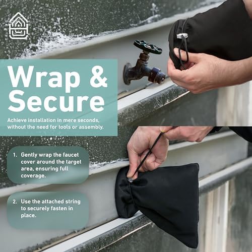 Home Intuition Outdoor Foam Faucet Cover, 2