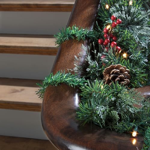Haute Decor GarlandTies, 20 Pack 18 inches (Noble Fir) - Strong Greenery Twist Ties for Hanging Garland, Lights, Decorations