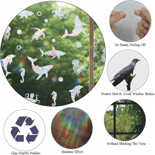 Window Decals to Prevent Bird Strikes, Window Clings for Birds