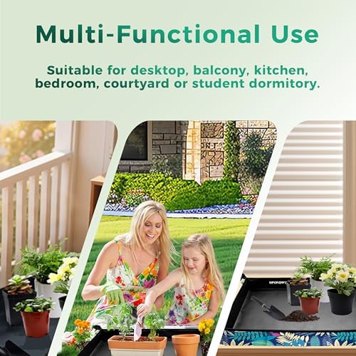 Repotting Mat for Indoor Plants 27"x27", Unique Gifts for Plant Lovers