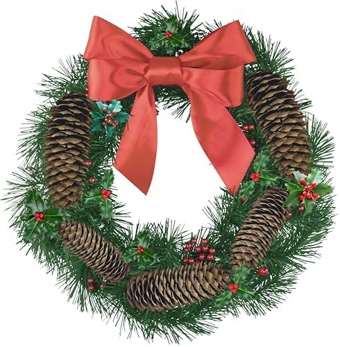 Spruce Pine Cones Set of 24, Natural Large Pinecones 3.5"–4.5", Rustic Pine Cones for Christmas Decorations, Vase Filler, Holiday Centerpieces, Winter Wreaths, Garland, Bowl Filler & DIY Crafts