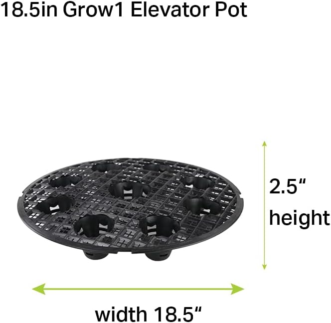 Grow1 18.5-Inch Pot Elevators for Plants (6-Pack)