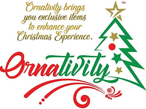 Mistletoe Hanging Kissing Christmas Ornament - Holiday Ball Decoration 10"
