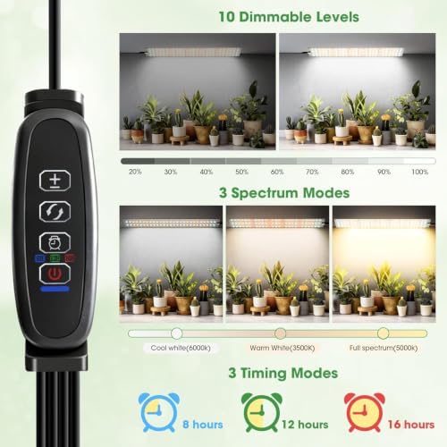 Grow Lights for Indoor Plants, 540 LEDs Full Spectrum