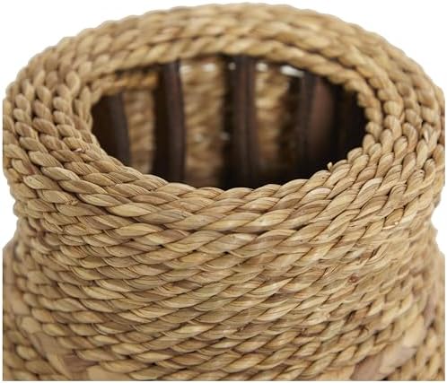 Deco 79 Seagrass Vase, Vase 9" x 9" x 32", Brown